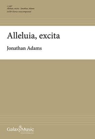 Alleluia Excita SATB choral sheet music cover Thumbnail